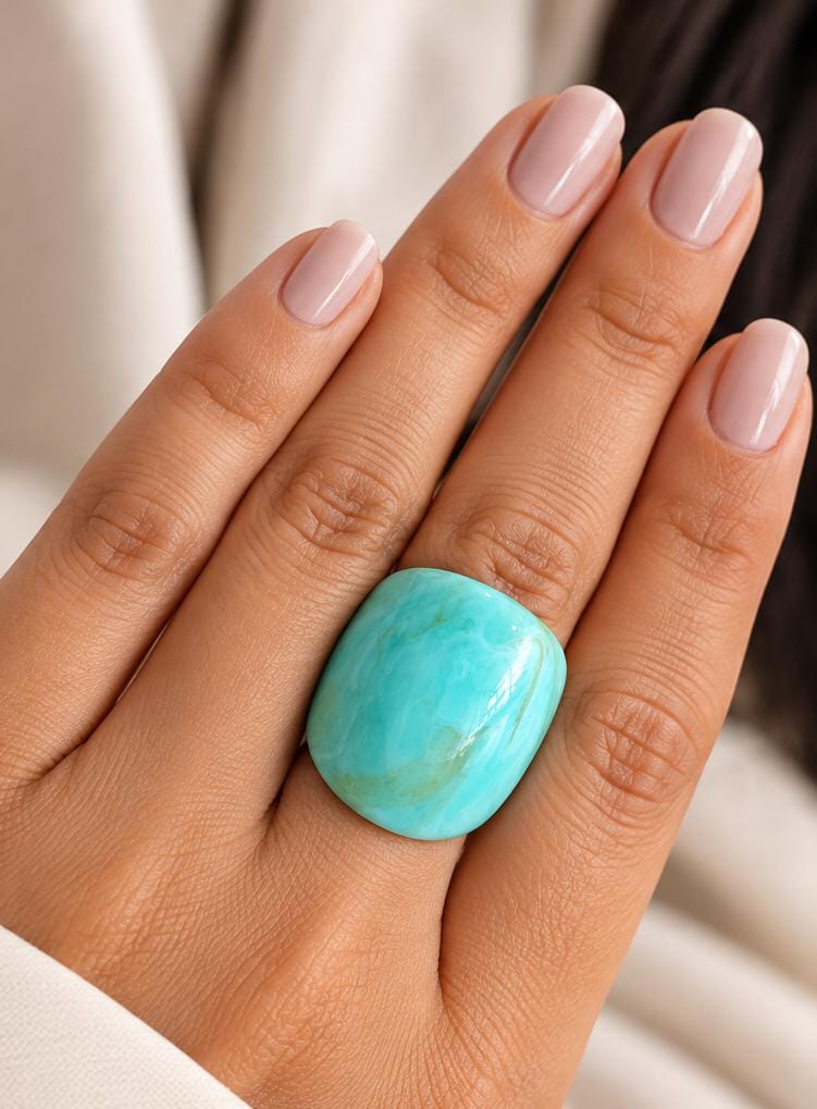 Anillo de acrílico talla 8