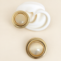 Aretes Sol Nacarado