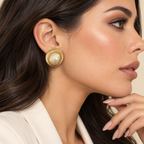 Aretes Sol Nacarado