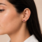 Aretes estrella fuscia