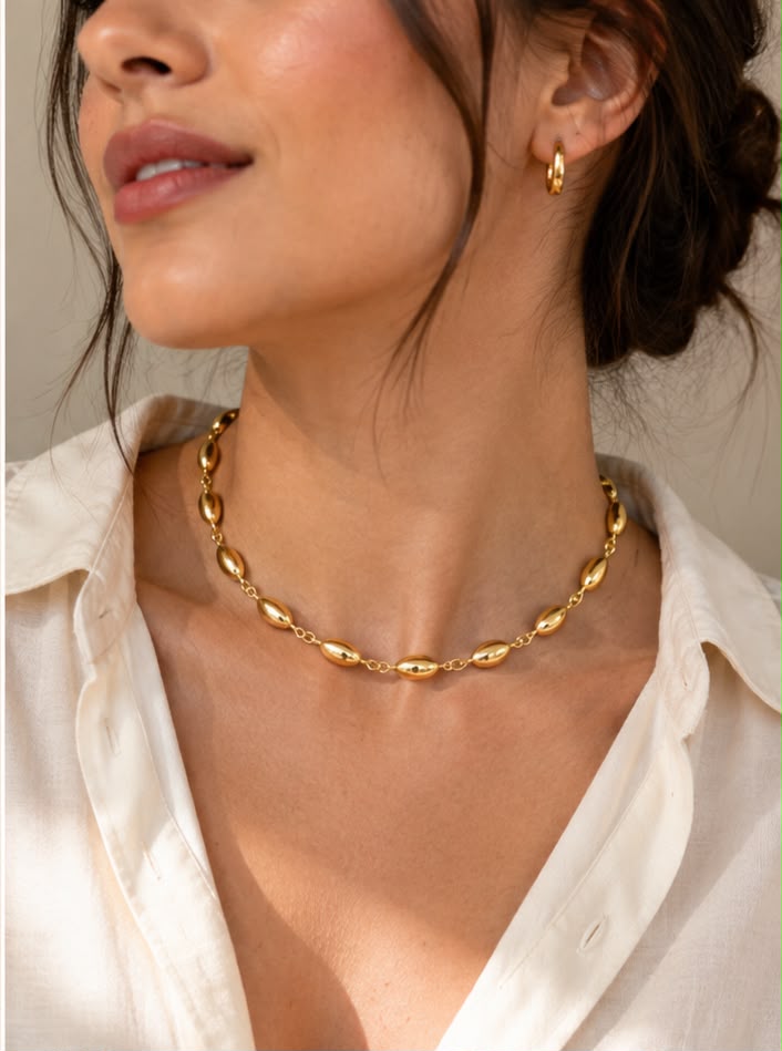 Collar balines ovalados