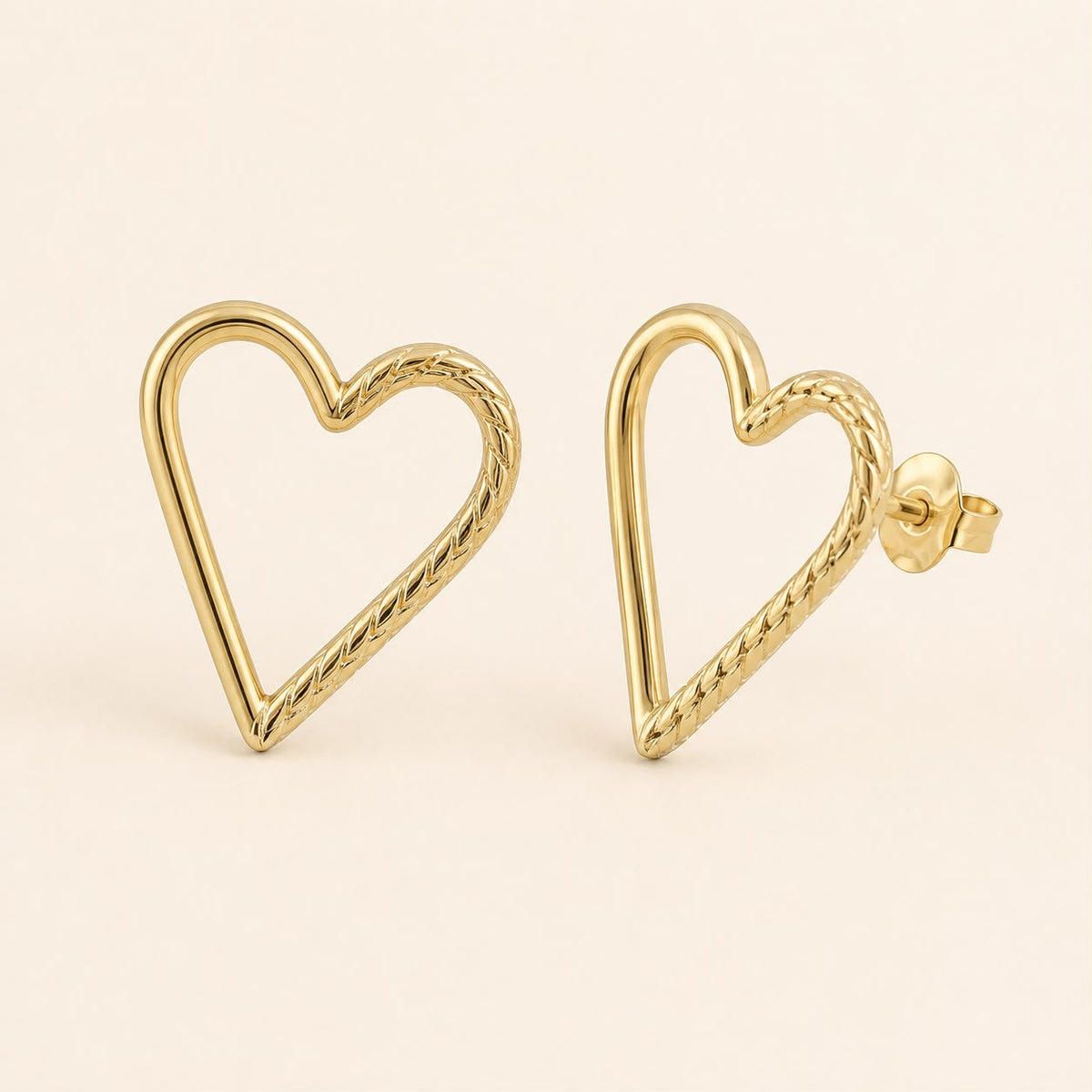 Aretes topos corazon