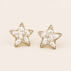 Aretes estrella perlas