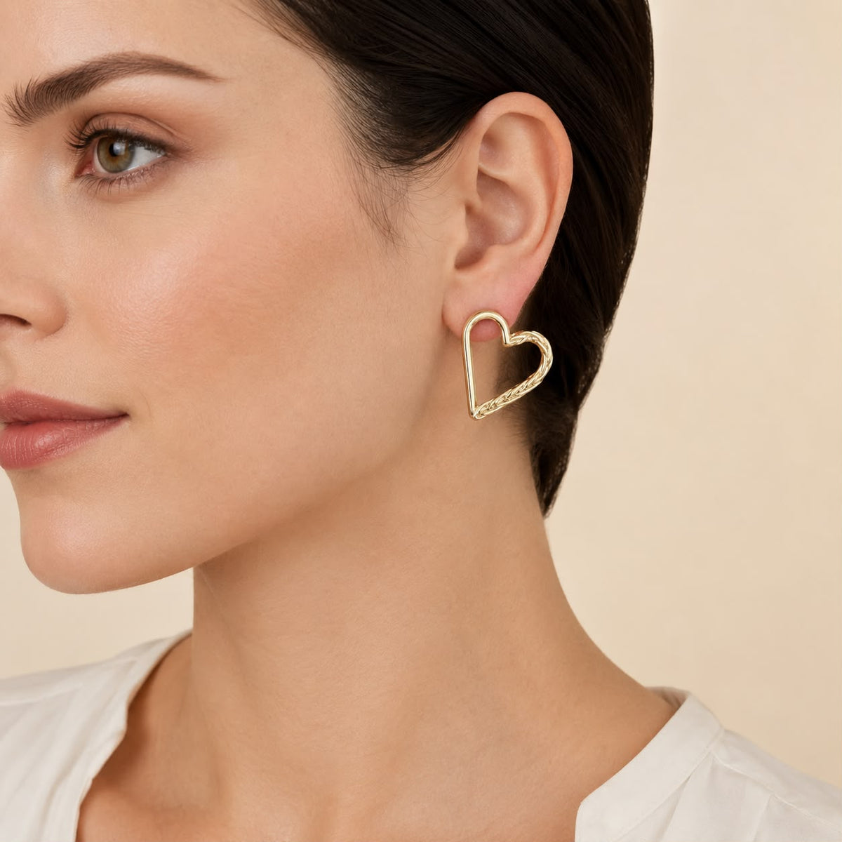 Aretes topos corazon
