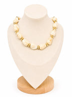 Collar de piedras esmaltadas