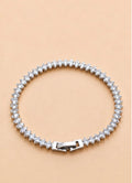 Pulsera tennis plata