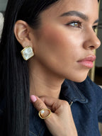 Aretes de nácar