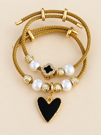 Pulsera dúo ajustables con dijes