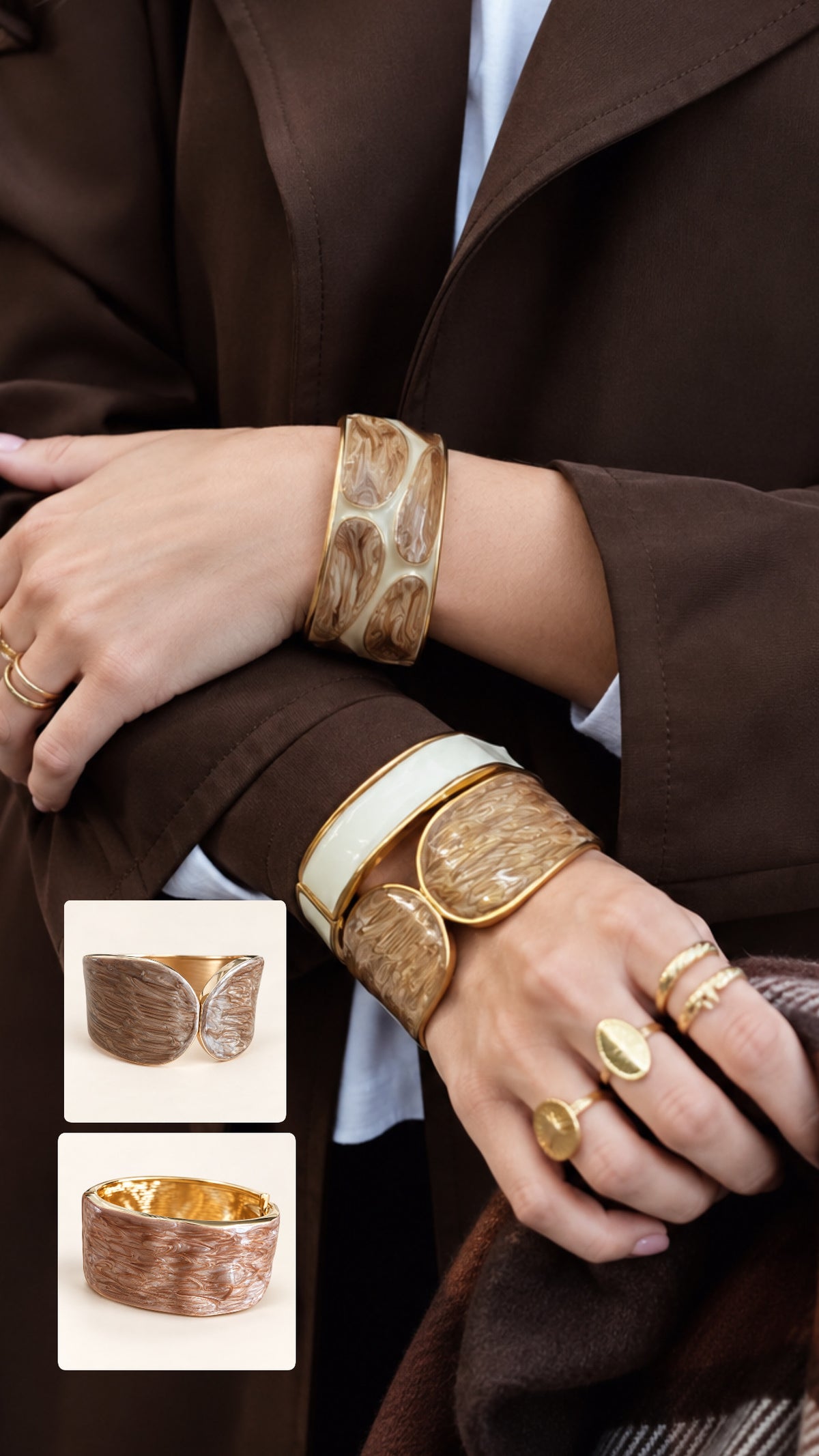 Brazalete chocolate