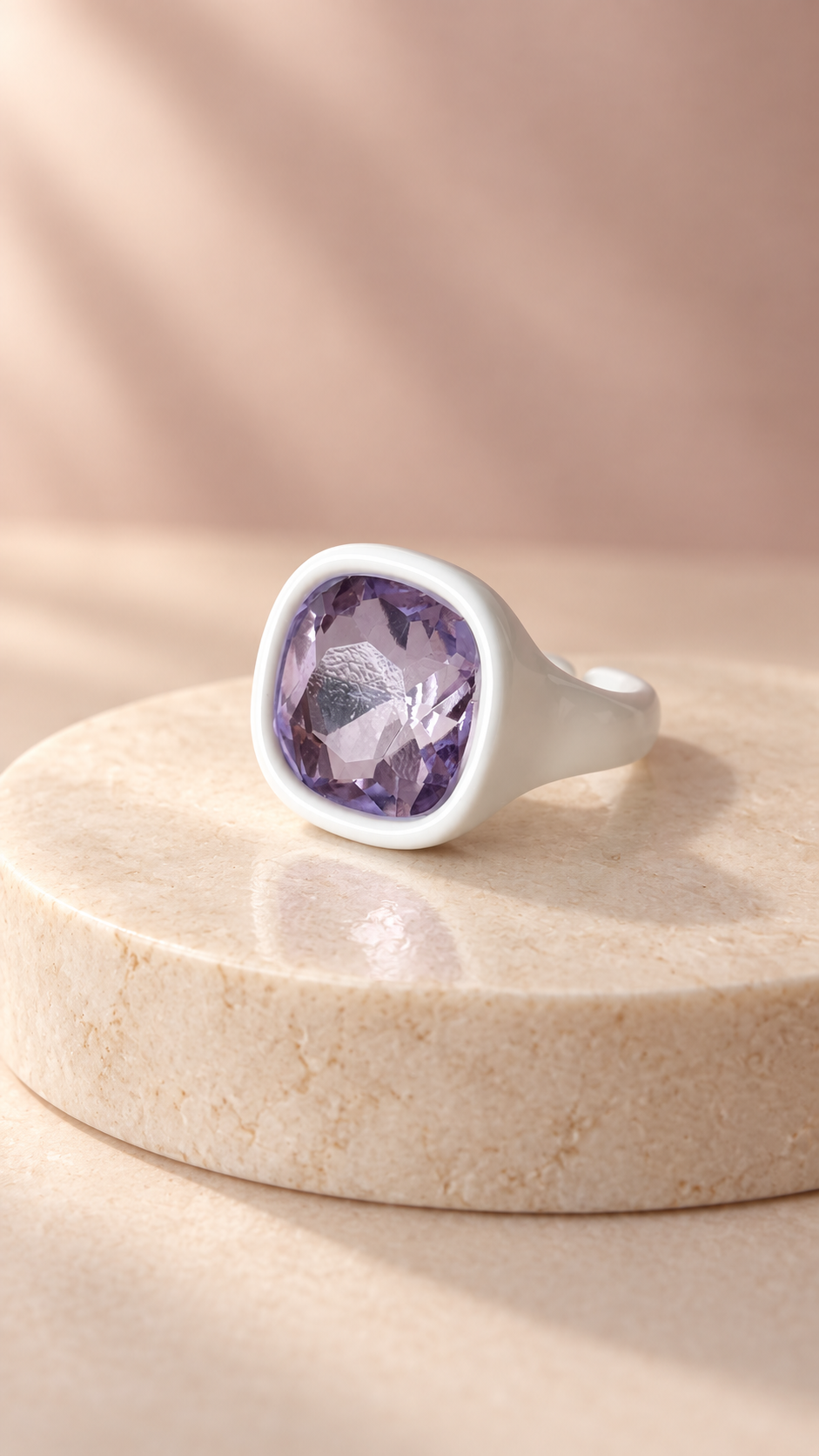 Anillo ajustable cristal