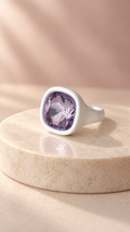 Anillo ajustable cristal