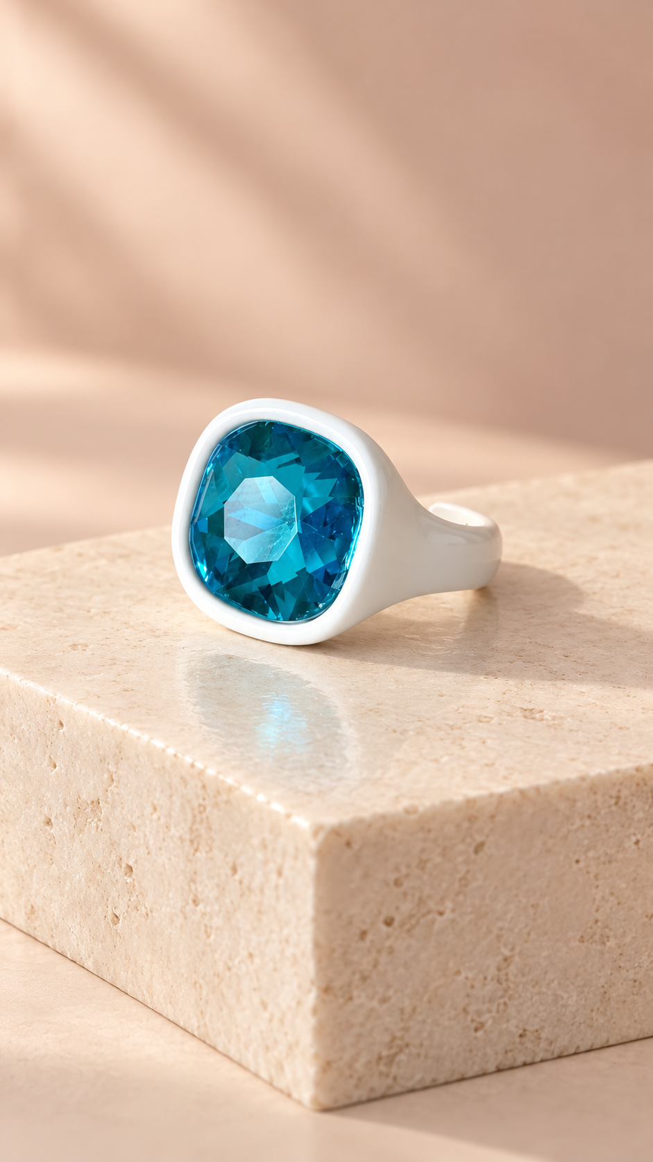 Anillo ajustable cristal