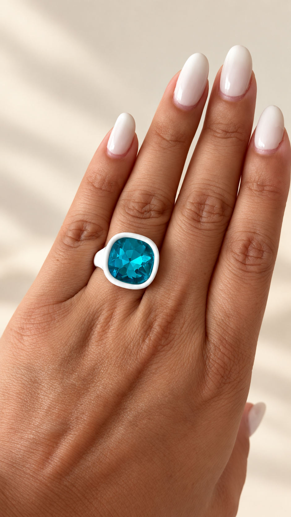 Anillo ajustable cristal