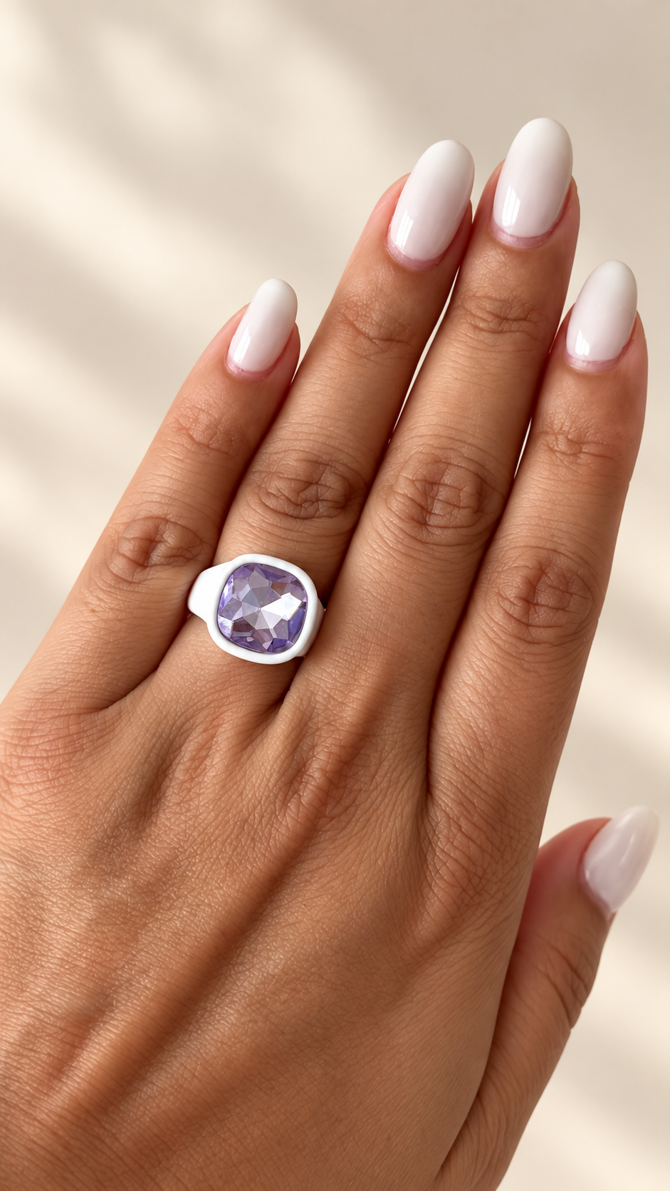 Anillo ajustable cristal