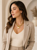 Collar con dije de corazón