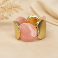 Pulsera de resina rosa