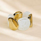 Pulsera de resina blanca