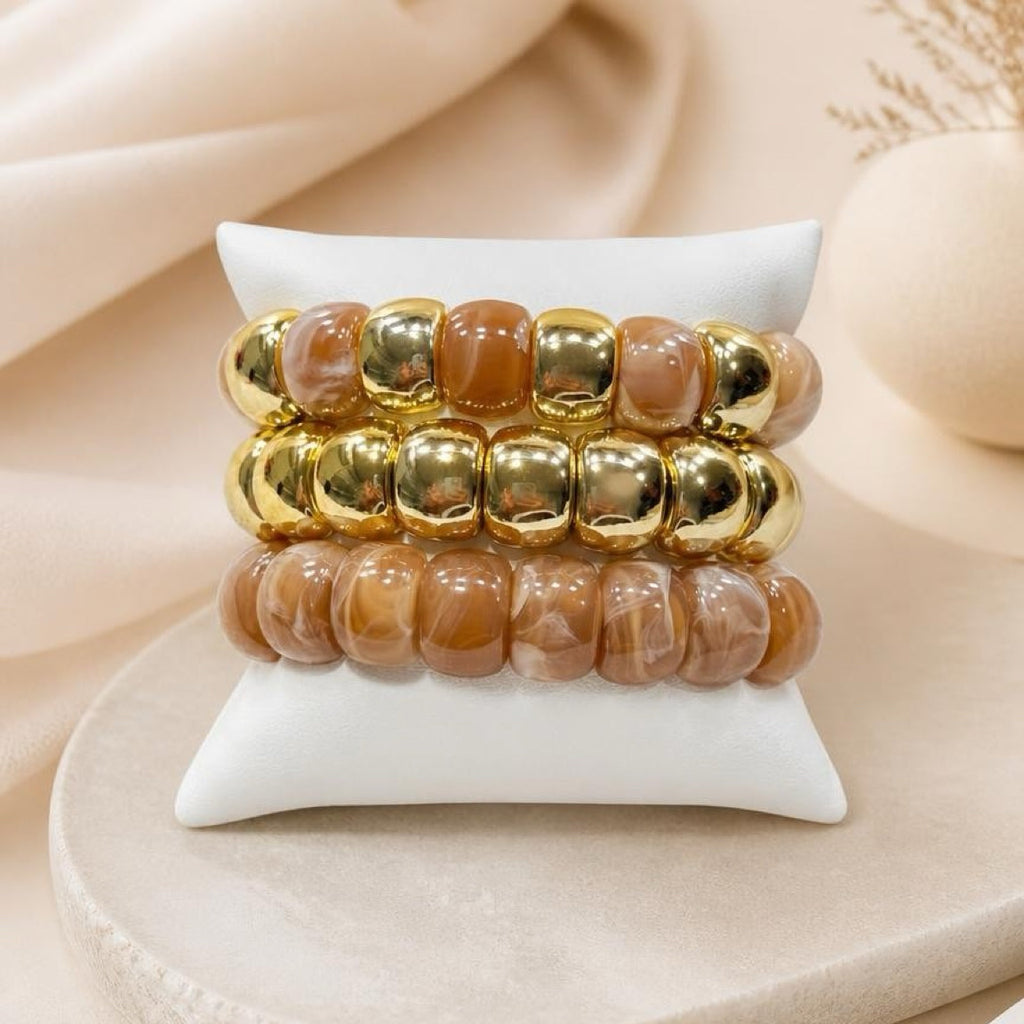 Trío de pulseras