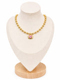 Collar de balines y dije