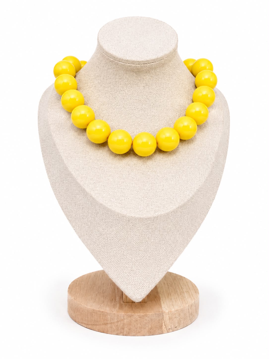 Collar de Bolas 20 mm amarillo