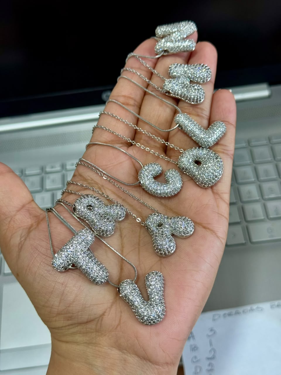 A Collares de Iniciales PLATA