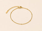 pulsera cadena con mini balines