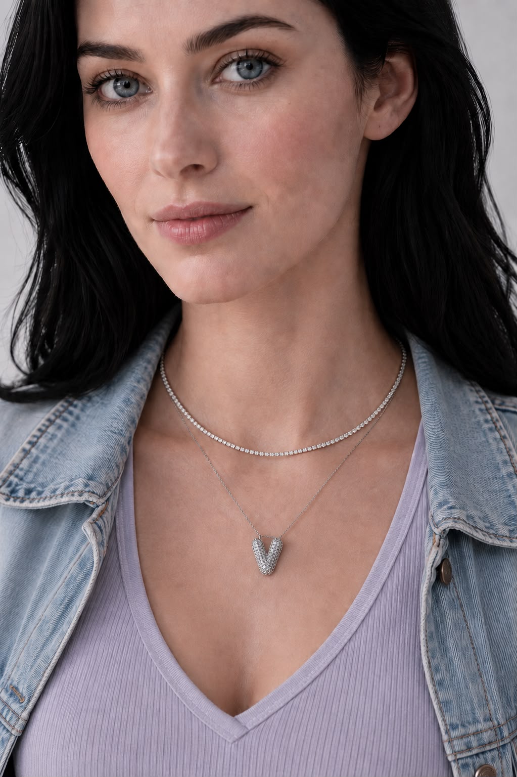 A Collares de Iniciales PLATA