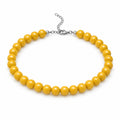 Collar de Bolas 16mm amarillo