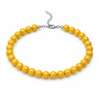 Collar de Bolas 16mm amarillo