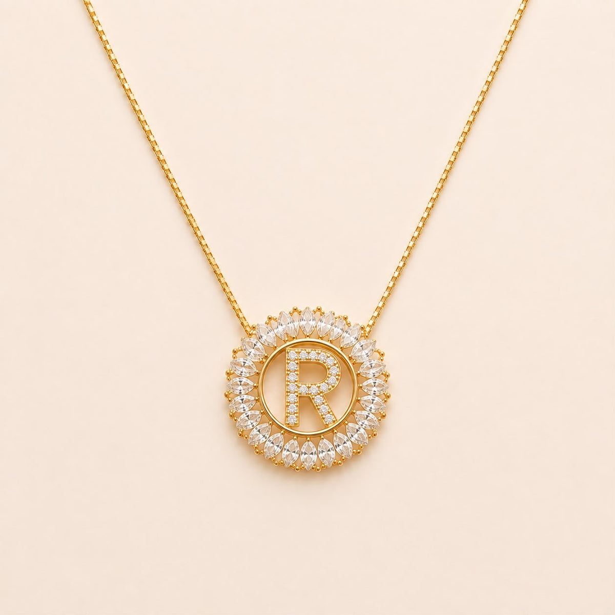 A Collares de Iniciales brillo