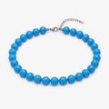 Collar de Bolas azul  16mm