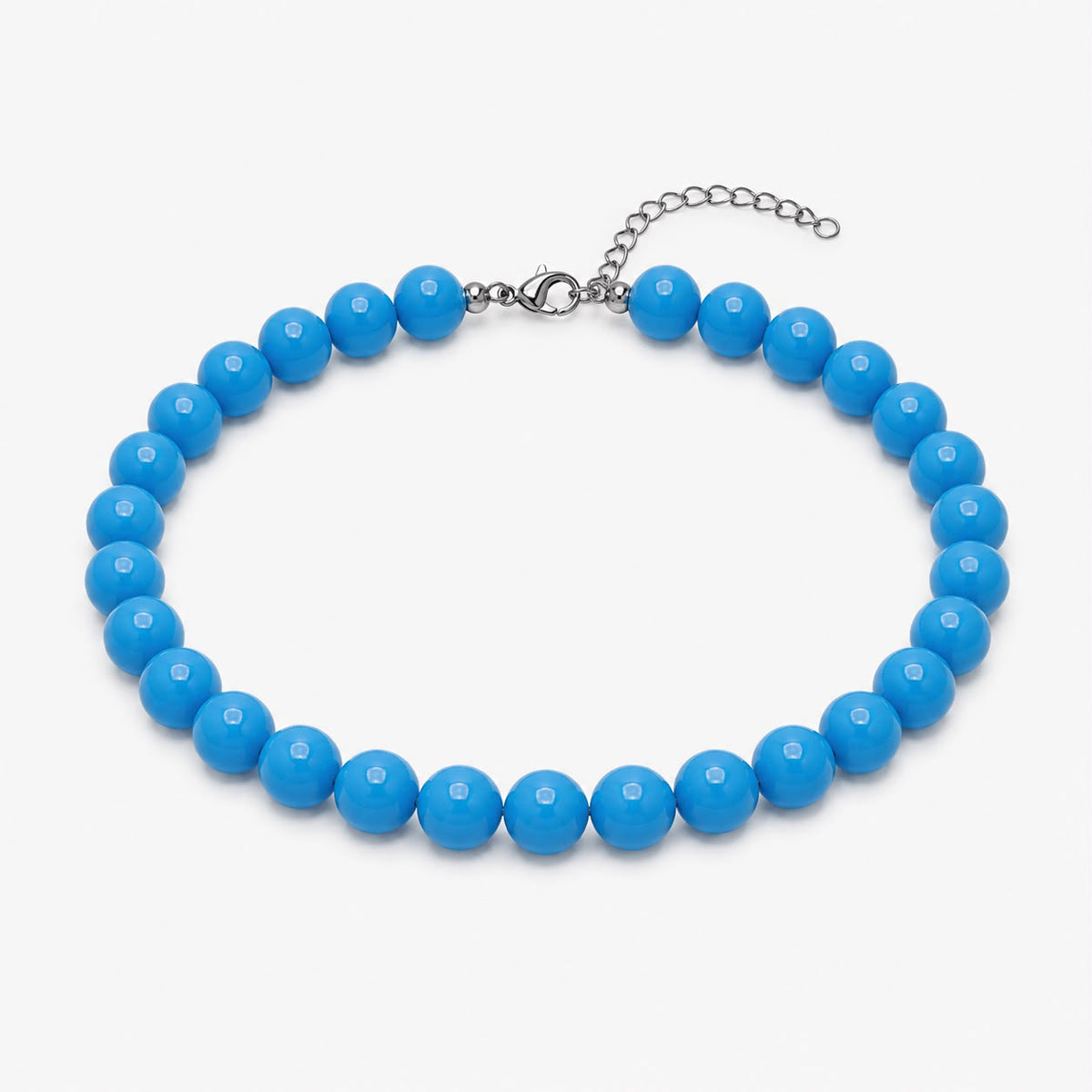 Collar de Bolas azul  16mm