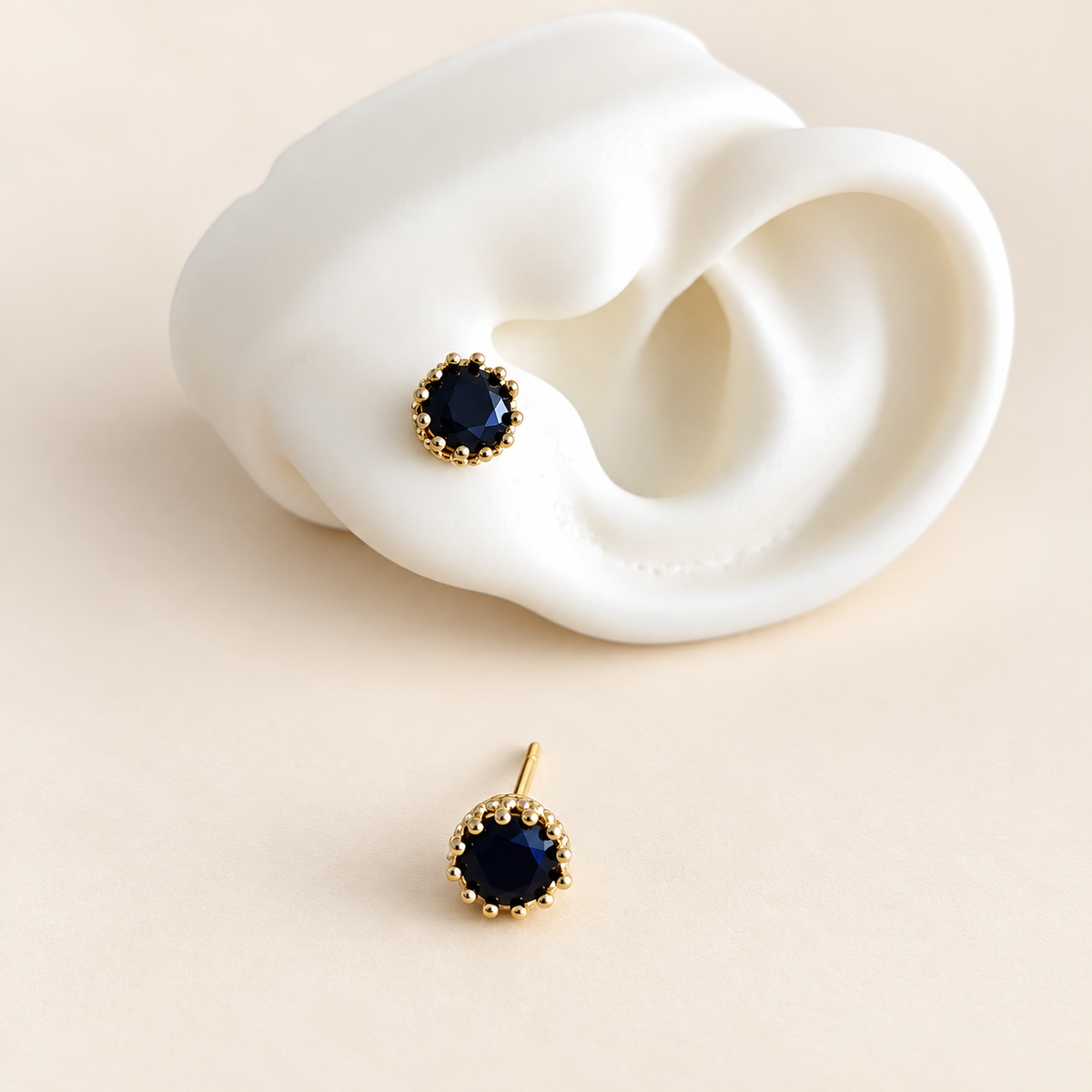 Aretes de piedra negra