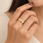 Anillo ajustable dorado