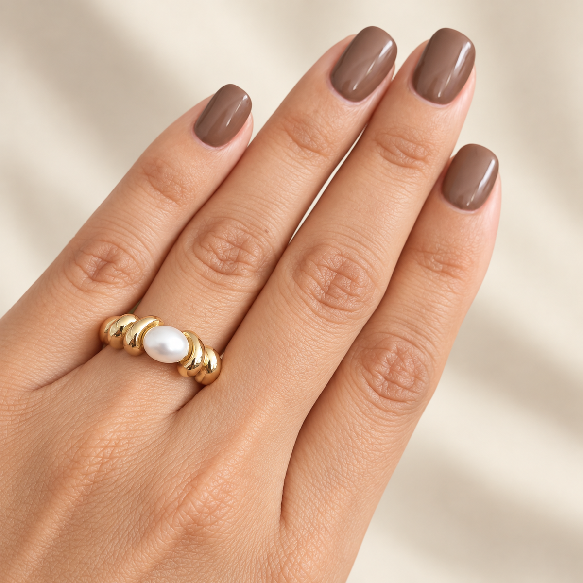 Anillo ajustable dorado