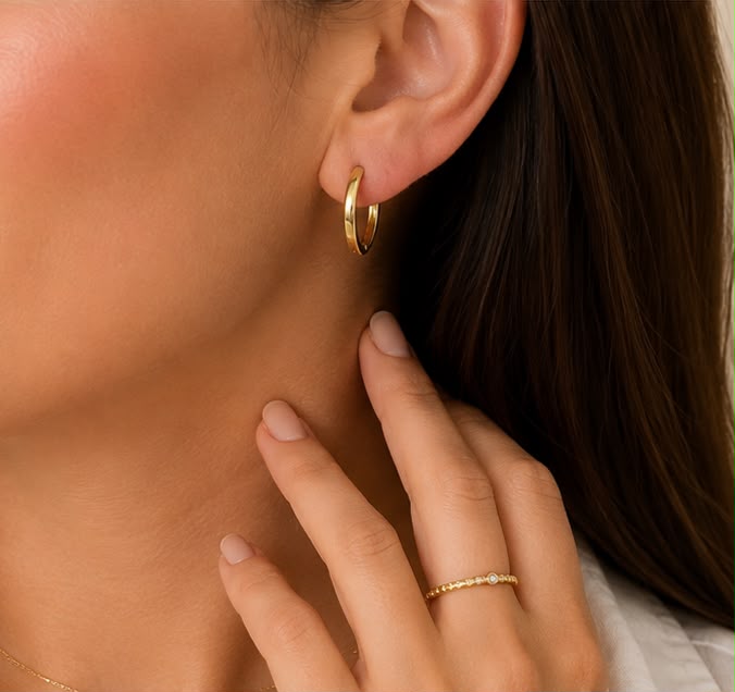 Argollas pequeñas lisas