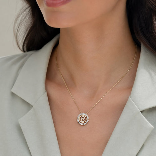 A Collares de Iniciales brillo