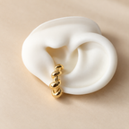 Earcuff dorado entorchada