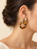Aretes de eslabones