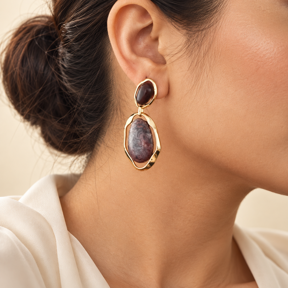 Aretes largos
