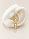 Earcuff dorado Perlas