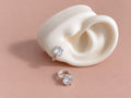 Argollas mini  plateadas