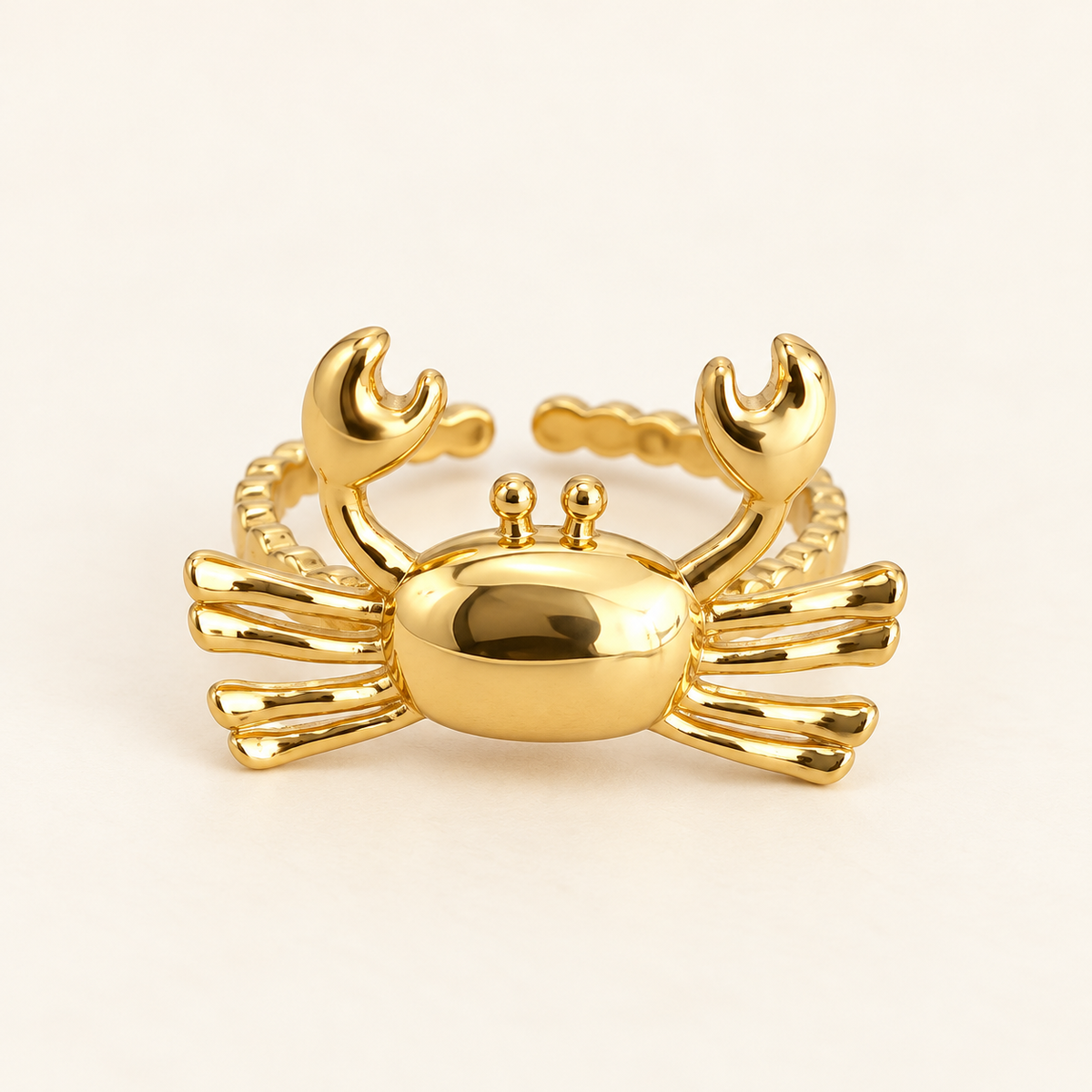 Anillo ajustable de cangrejo