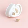 Aretes H con piedra